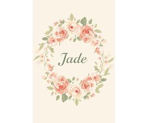 Jade Notebook - Personalized Notebook for Jade, Unique Gift for Her, 6x9 120 Pages