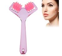 Jade Roller Massaggiatore Viso e Collo per Drenaggio Linfatico e Riduzione Gonfiore - Rullo Bellezza Anti-Età con Tecnica di Massaggio Rilassante per Pelle Radiosa