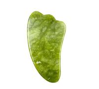 Jade Stone Gua Sha Scraper Massage Board Massaggiatore for il viso Natural Gouache Healing Stone for il sollevamento della pelle del viso Detox Beauty Care 1Pcs (Color : Double open)