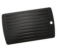 JADE Tagliere Pane - Tagliere in Fibra di Legno Laminato, 40 x 25 x 0.6 cm, dotato di scanalature raccogli briciole su un lato e piedini antiscivolo, adatto a tutti i cibi, lavabile in lavastoviglie