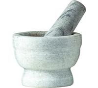 JADE TEMPLE 17438 marmo mortaio con pestello, gres, grigio