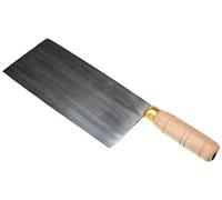 JADE TEMPLE mannaia con Manico in Legno, Acciaio Inossidabile, Argento, Acciaio Inox, Argento, 54 x 33 x 31 cm
