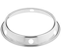JADE TEMPLE Supporto ad Anello per Wok, Acciaio Inox, Diametro Interno 20 cm, Diametro Esterno 25 cm, 1 Supporto ad Anello per Wok, Argento