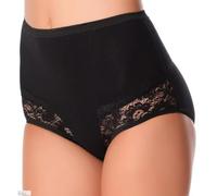 JADEA 18 Pezzi Slip Culotta Donna con Inserto in Pizzo 06 Cotone Elasticizzato