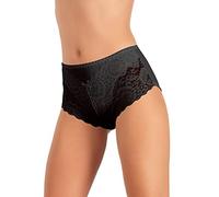 JADEA 18 Pezzi Slip Vita Alta Effetto Pancerina Donna 792 Pizzo e Cotone Modal