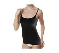 JADEA 2 Canotte Donna Spalla Stretta 2005 Green Cotton in Cotone Elasticizzato