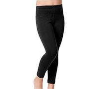 JADEA 2 Leggings Bambina e Ragazza 261 cotone Elasticizzato, Nero 11-12 anni