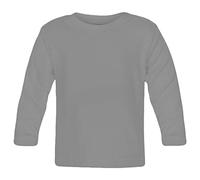 JADEA 2 Maglie Girocollo Bambina 263 Manica Lunga in Cotone Elasticizzato, GRIGIO 13-14 anni