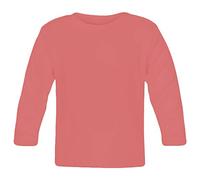 JADEA 2 Maglie Girocollo Bambina 263 Manica Lunga in Cotone Elasticizzato, ROSA 3-4 anni