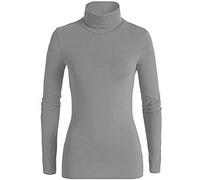 JADEA 2 Maglie Girocollo Donna 4267 Manica Lunga in Cotone Elasticizzato, Londra, M