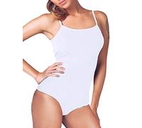 JADEA 2 Pezzi Body Donna spalla Stretta 4155 in Cotone Elasticizzato