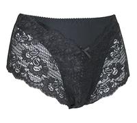 JADEA 2 Slip Donna Boxer Coulotte in Pizzo Colori Disponibili Bianco o Nero 1031 (6/XXL, Nero)