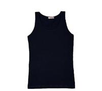 JADEA 283 - Canotta Bambina Spalla Larga in Cotone Elasticizzato e Traspirante - Comfort Perfetto per Giornate Calde e attività Quotidiane, (Blu, 11/12 Anni)