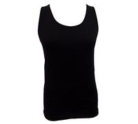 JADEA 3 Canotte Donna Caldo Cotone Interlock Art. 9205 (5, Nero)