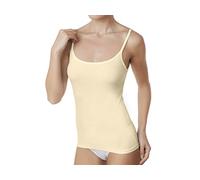 JADEA 3 Canotte Donna Spalla Stretta 2005 Green Cotton in Cotone Elasticizzato