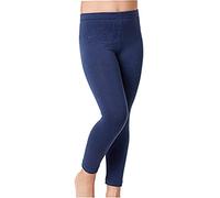 JADEA 3 Leggings Bambina e Ragazza 261 cotone Elasticizzato, Blu 5-6 anni