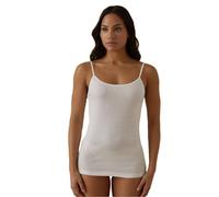 JADEA 3 Pezzi Canotta Donna Spalla Stretta 9204 - Morbido Caldo Cotone Interlock 100% - Comfort e Qualità per Tutto il Giorno, Ideale per Ogni Stagione, Bianco, 3