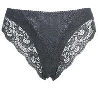JADEA 3 Slip Donna Pizzo Cotone e Modal Colori Bianco o Nero 791 (IT, Testo, M, Regular, Regular, Nero)