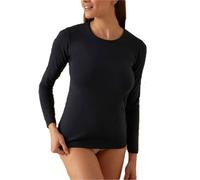 JADEA 4100 3 Pezzi - Maglia Girocollo a Manica Lunga in Cotone Elastico garzato, Estremamente Coprente, Calda e Morbida, Adatta per Un Comfort ottimale e Una vestibilità Perfetta, Blu, L