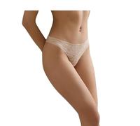 JADEA 6 Brasiliana Taglio Laser in Pizzo 8021 (IT, Testo, XS, Regular, Regular, Standard, Cipria)