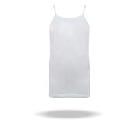 JADEA 6 Canotte Bambina Spalla Stretta Cotone 306 (Bianco, 13/14 Anni)