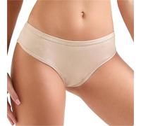 JADEA 6 Pezzi Brasiliana Slip Donna Cotone Modal 515. Cipria 3/S