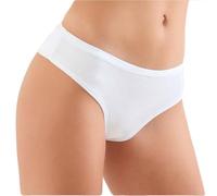 JADEA 6 Pezzi Brasiliana Slip Donna Cotone Modal 515. Bianco 4/M