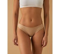 JADEA 6 Slip Donna Brasiliano in Cotone Modal - Brasiliana Morbida e Confortevole, Bordi in Tessuto Senza Segni (Nudo,2)
