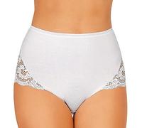 JADEA 6 Pezzi Slip Culotta Donna con Inserto in Pizzo 07 Cotone Elasticizzato