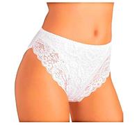 JADEA 6 Pezzi Slip Donna con Pizzo Art. 791 (Nero, 3)
