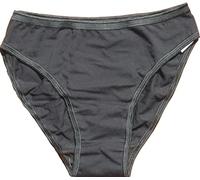 JADEA 7001 Slip Donna in Cotone 90% Bielasticizzato 10%, Liscio, Elastico Esterno, Set da 3, Colori Disponibili Bianco-Nero, Misure 3-4-5-6 (IT, Testo, M, Regular, Regular, Nero)