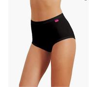 JADEA 787 - Slip da Donna, 6 Pezzi, in Cotone Elasticizzato, con Vita Alta, a Vita Alta, in Stile Italiano Nero-Nero. 3