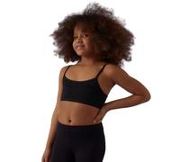 JADEA Reggiseno Brassiere per Bambina in Cotone Traspirante - Morbido e Adattabile, Comfort garantito(Nero 7-8 Anni)