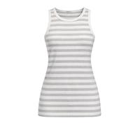 JADEA Canotta Donna Spalla Larga a Costine Scollo Halter 4933 (IT, Testo, M, Regular, Regular, Standard, Argento)