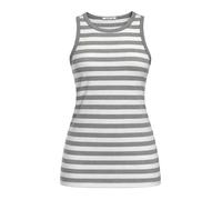 JADEA Canotta Donna Spalla Larga a Costine Scollo Halter 4933 (IT, Testo, S, Regular, Regular, Standard, Antracite)