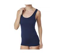 JADEA Canotta Top Donna Spalla Larga 4182 in Morbido Cotone Elasticizzato. Disponibile nei Colori Bianco, Nero, Blu, Grigio e Cipria