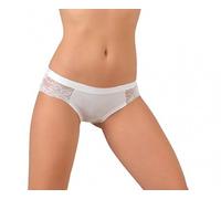 JADEA Confezione da 6 Slip Donna Art. 520 con Fasce Laterali in Pizzo in Cotone Modal Elasticizzato - Bianco E Nero. Nero 4