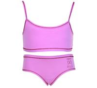 JADEA Coordinato Intimo Bimba Completo Ragazza Top Brassiere e Slip Varie Fantasie (IT, età, 7 Anni, 8 Anni, Regular, 190 Rosa)