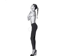 Leggings donna jadea 4367 invernale pantacollant cotone felpato