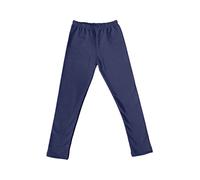 JADEA Leggings Bambina e Ragazza Ciclista 286 cotone Elasticizzato, Blu 5-6 anni