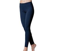 JADEA Leggings Donna Cotone, Offerta 2 E 3 Pezzi, Leggings Donna Estivi, Leggeri, Cotone Elasticizzato (2 Pezzi Blu, L)