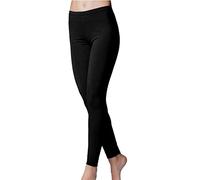 JADEA Leggings Donna Cotone, Offerta 2 E 3 Pezzi, Leggings Donna Estivi, Leggeri, Cotone Elasticizzato (3 Pezzi Nero, S)