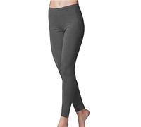 JADEA Leggings Donna Cotone, Offerta 2 E 3 Pezzi, Leggings Donna Estivi, Leggeri, Cotone Elasticizzato (3 Pezzi Grigio, S)