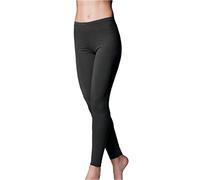 JADEA - Leggings Donna Lungo in Morbido Cotone Elasticizzato 4265- Colori Bianco Nero Grigio Blu