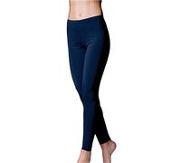 Jadea - Leggings donna lungo 4265 - Morbido cotone elasticizzato - Bianco/Nero/Grigio/Blu