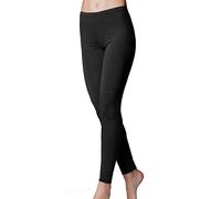 JADEA leggings in cotone elasticizzato calibrato taglie forti art. 4200 (2XL, nero)