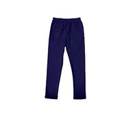 JADEA Leggings Invernale Bambina e Ragazza 342 caldo cotone felpato, Blu 7-8 anni