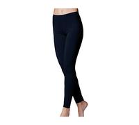 JADEA Leggings Pantacollant Donna Soft Cotton 4800 Cotone Elasticizzato, Nero, XL