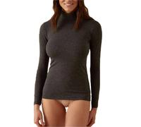 JADEA Maglia Donna 4267 Dolcevita a Manica Lunga in Cotone Elasticizzato - Stile Elegante e Confortevole per Autunno/Inverno - Ideale Anche Come Sottogiacca (XL, Grigio)