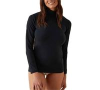 JADEA Maglia Donna 4101: Lupetto a Manica Lunga in Soft Cotton con Garzatura Interna, Calore l Comfort, vestibilità Perfetta l Morbidezza Avvolgente, Blu, S
